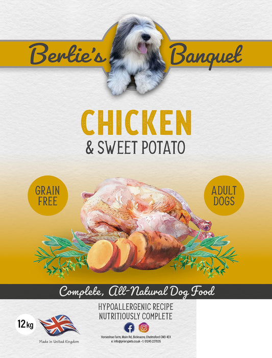 Bertie's Banquet Grain Free Chicken & Sweet Potato